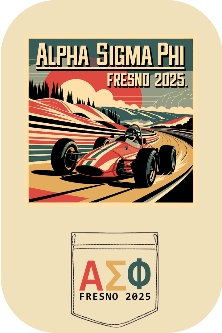 Custom Alpha Sigma Phi F1 Race Car