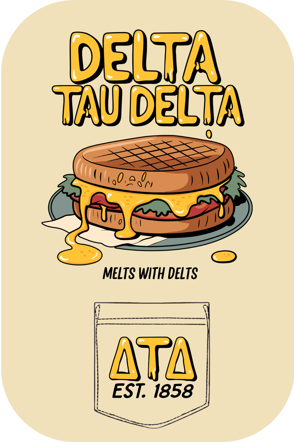 Custom Delta Tau Delta Melts With Delt