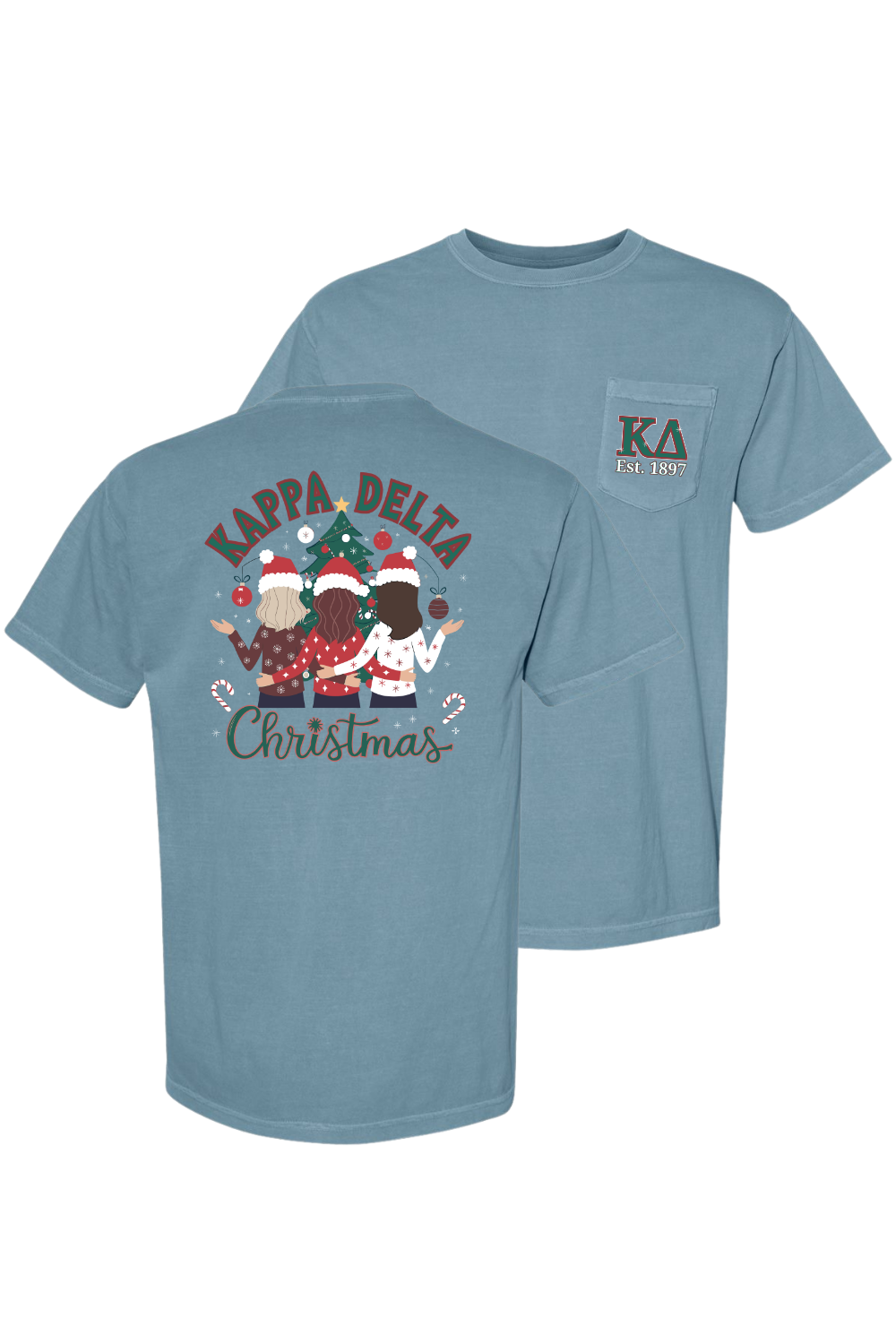 Custom Kappa Delta Christmas Warm Party