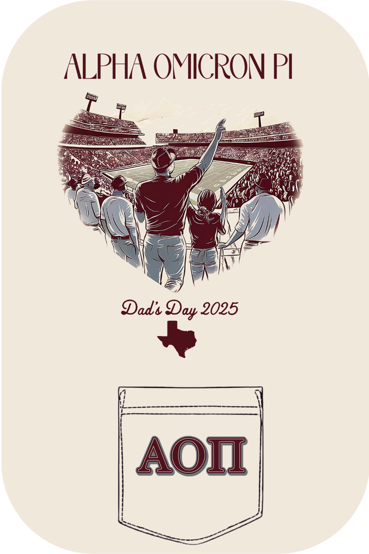 Custom Alpha Omicron Pi Dad's Day