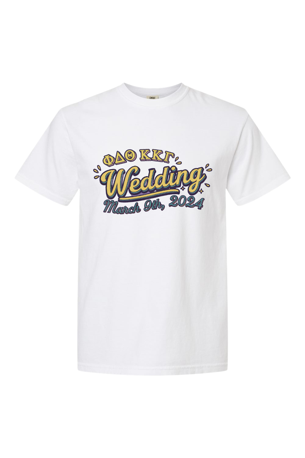 Custom Phi Delta Theta Kappa Kappa Gamma Wedding Design