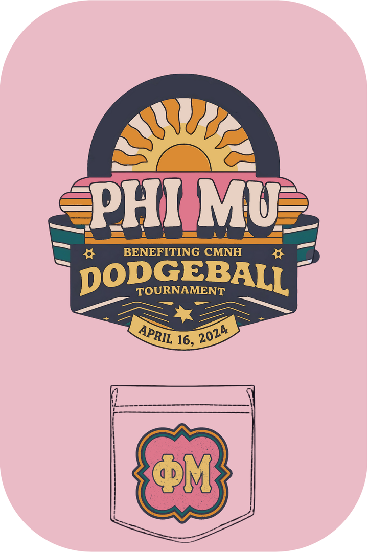 Custom Phi Mu Dodgeball Tournament