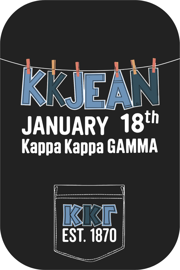 Custom KKJean Kappa Kappa Gamma