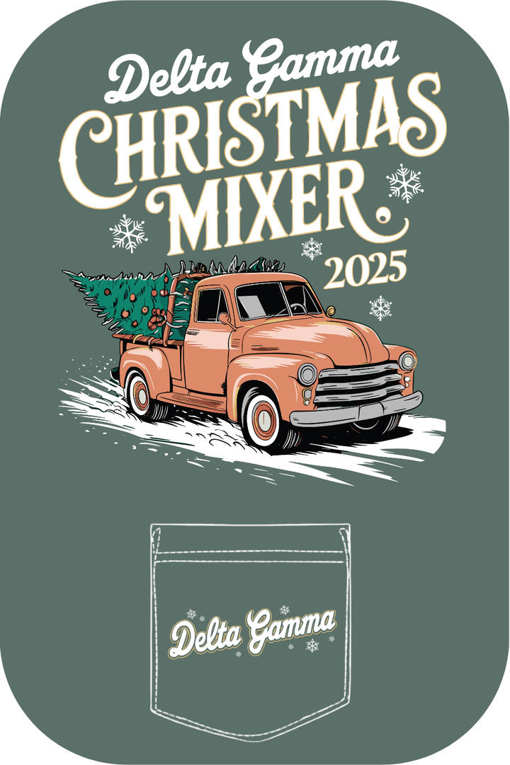 Custom Delta Gamma Christmas Mixer