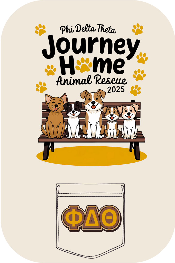 Custom Phi Delta Theta Journey Home Animal Rescue