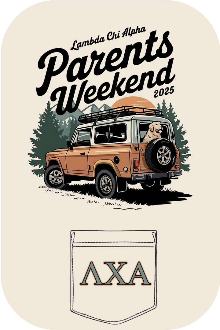 Custom Lambda Chi Alpha Parents Weekend