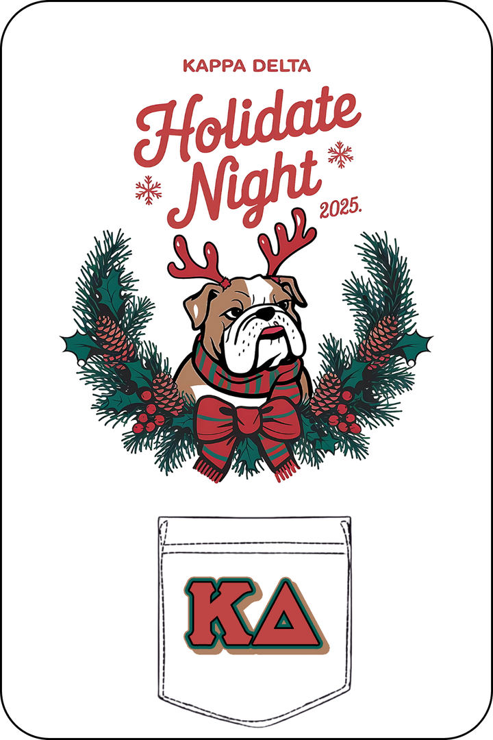 Custom Kappa Delta Holidate Night