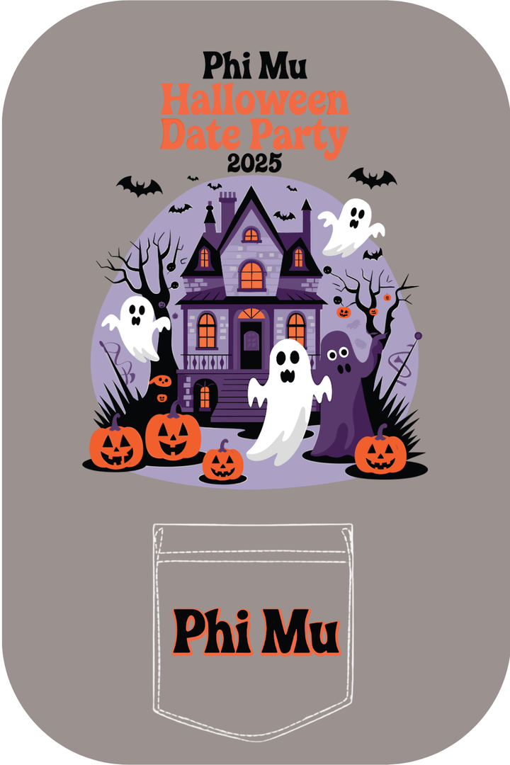 Custom Phi Mu Halloween Party