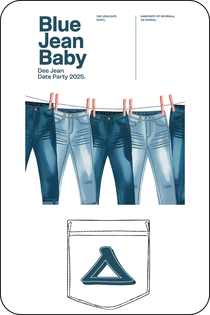 Custom Blue Jean Baby Date Party