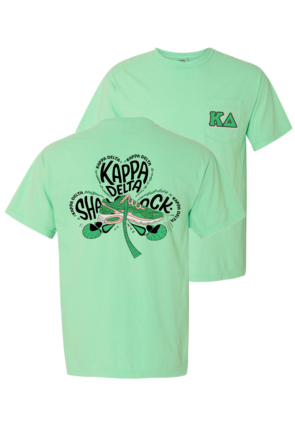 Custom Kappa Delta Clover Leaves