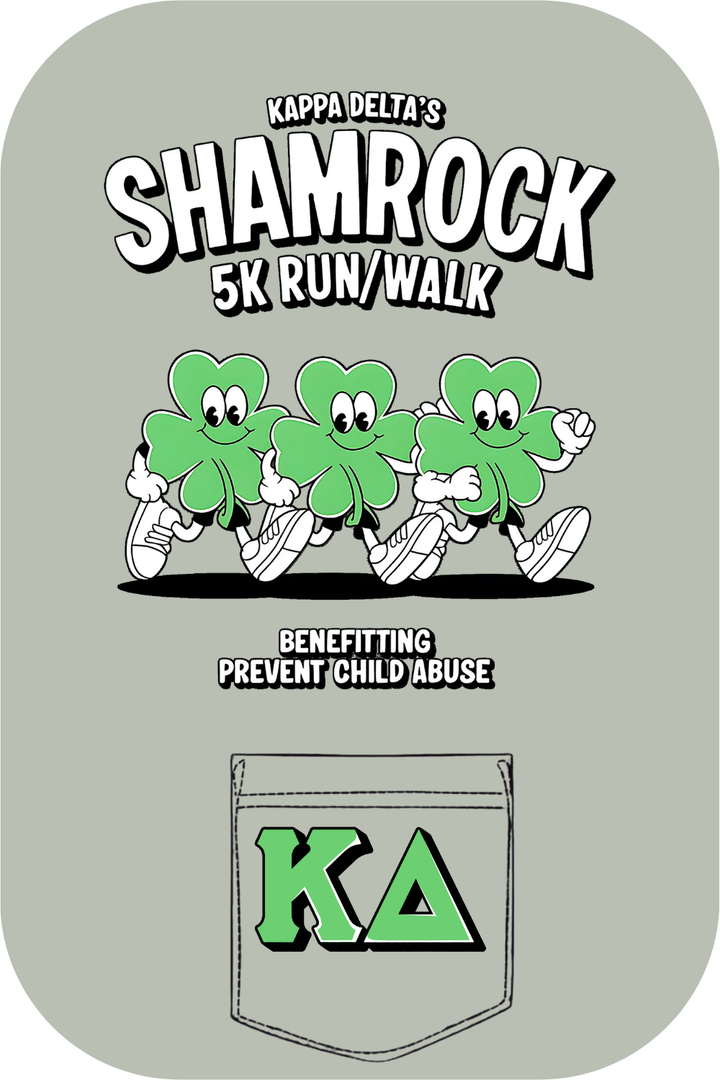 Custom Kappa Delta Shamrock 5K Run/ Walk