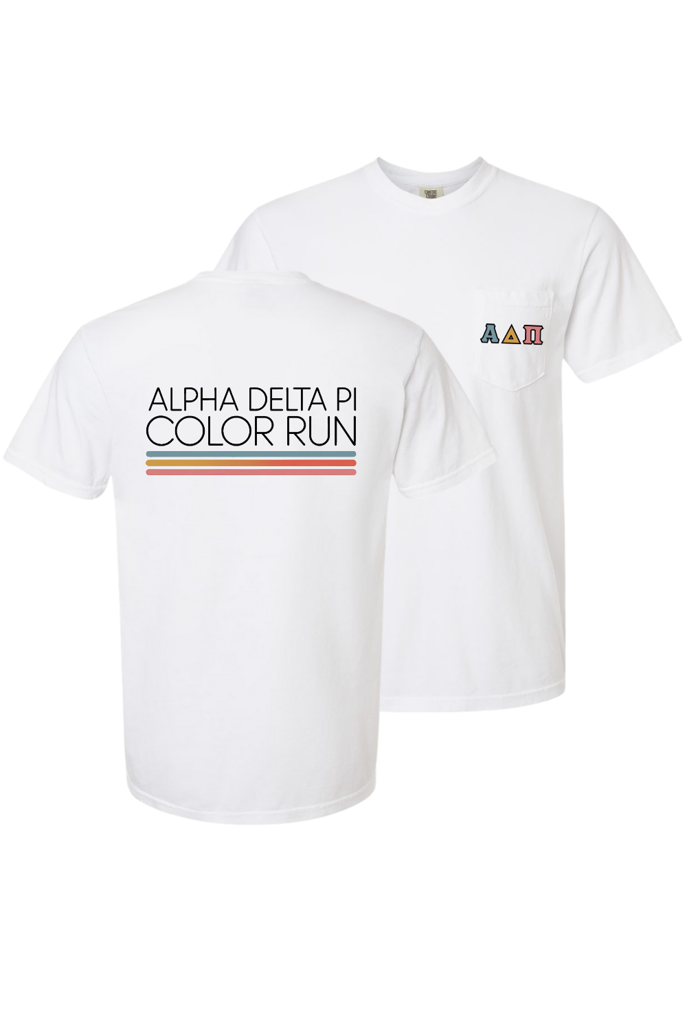 Custom Alpha Delta Pi Color Run