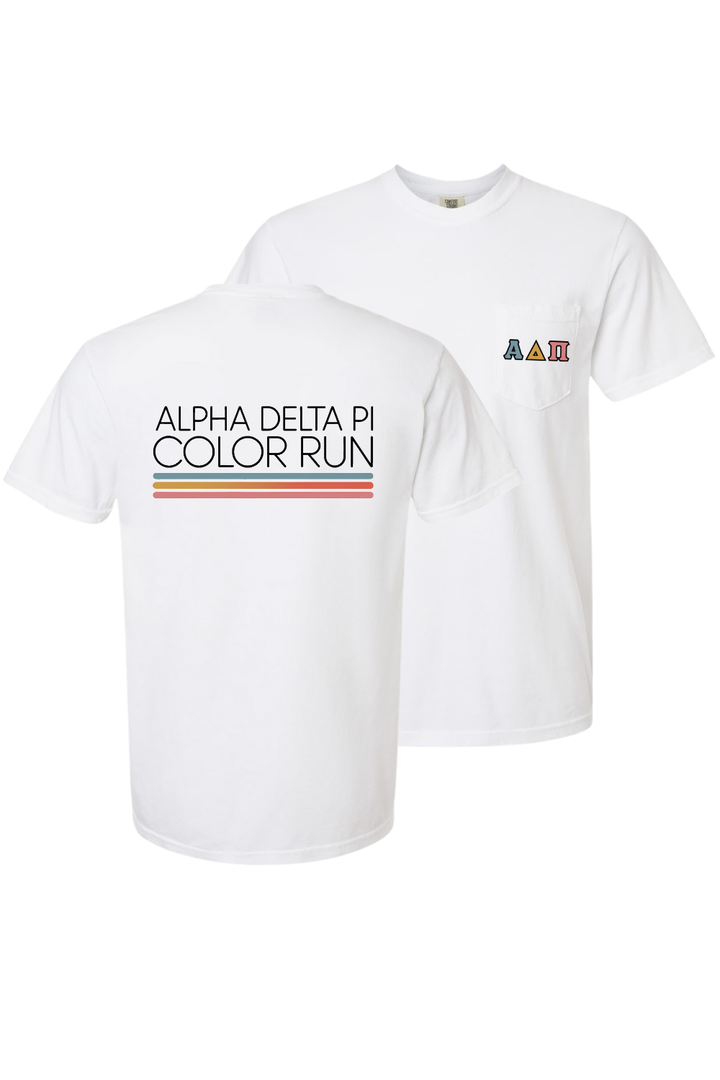 Custom Alpha Delta Pi Color Run