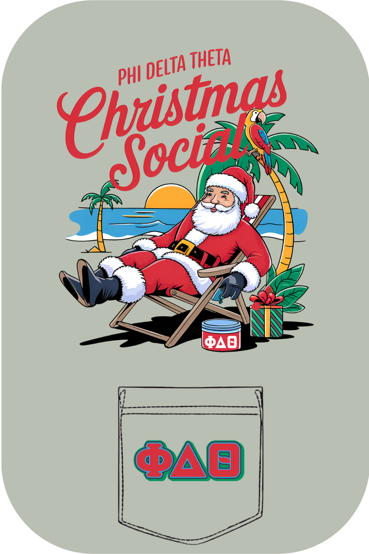 Custom Phi Delta Theta Christmas Social