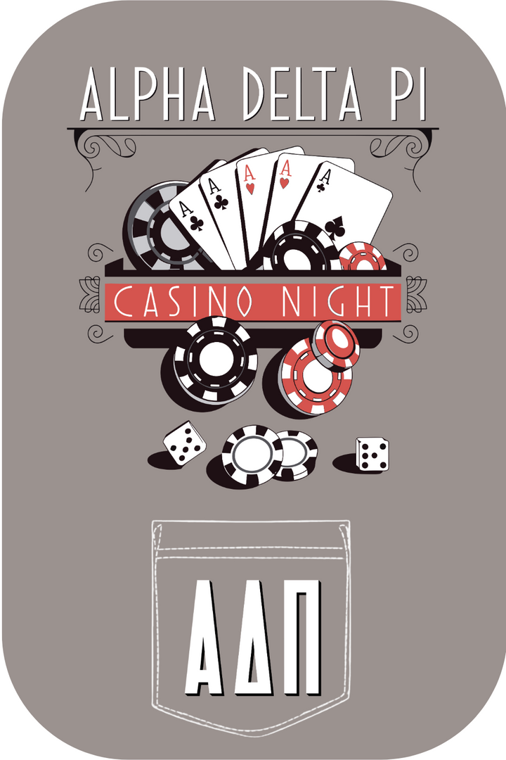 Custom Alpha Delta Pi Casino Night