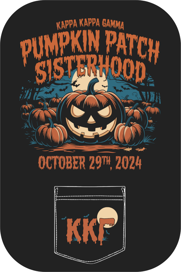 Custom Kappa Kappa Gamma Pumpkin Patch Sisterhood