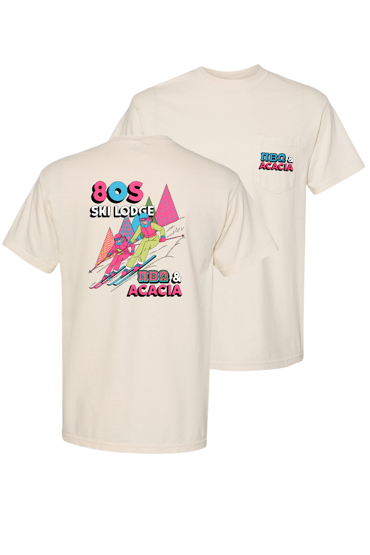 Custom 80s Ski Lodge Pi Beta Omega & Acacia