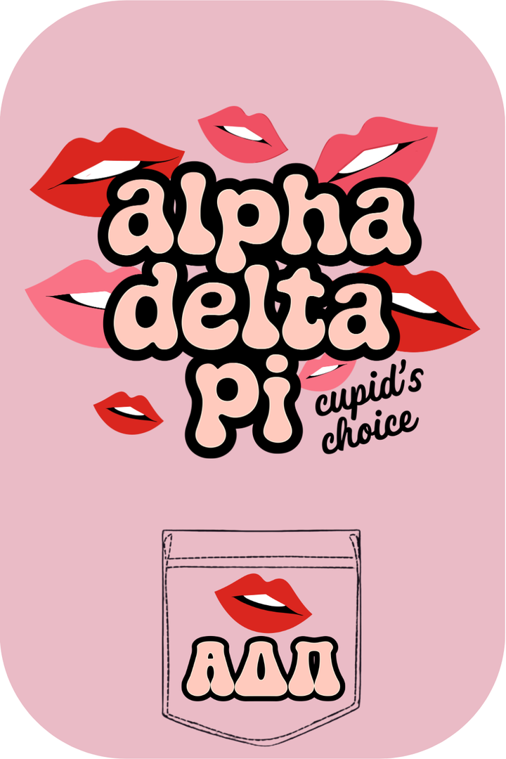 Custom Alpha Delta Pi Cupid's Choice