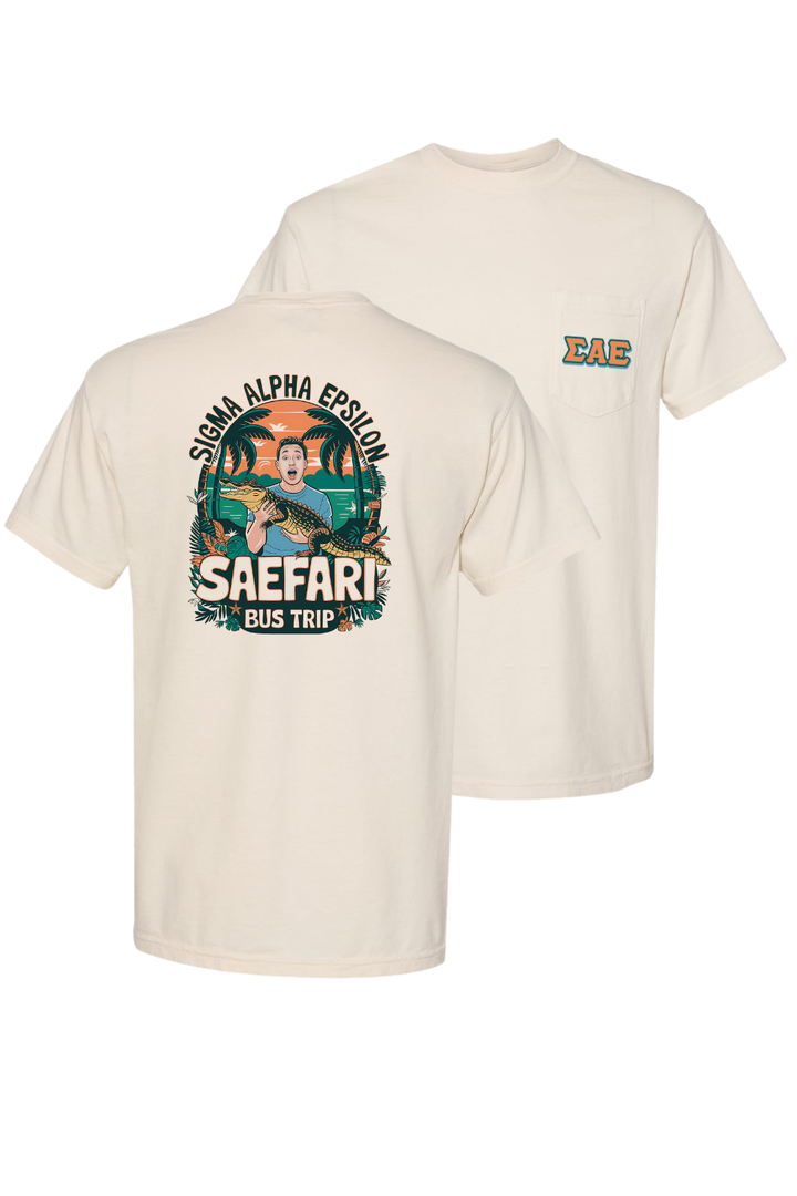 Custom Sigma Alpha Epsilon SAEFARI Bus Trip