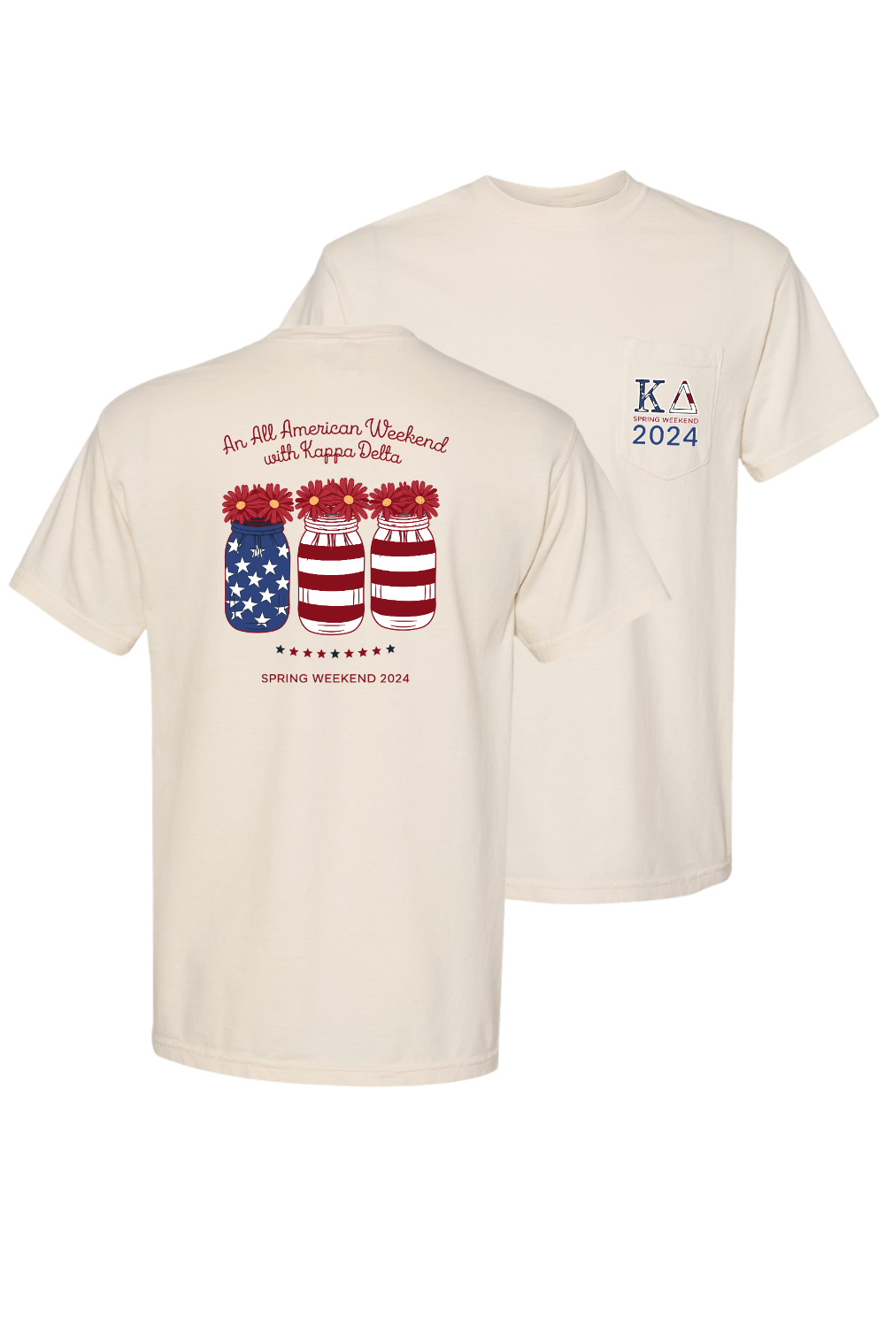 Custom Kappa Delta American Weekend Spring Rush