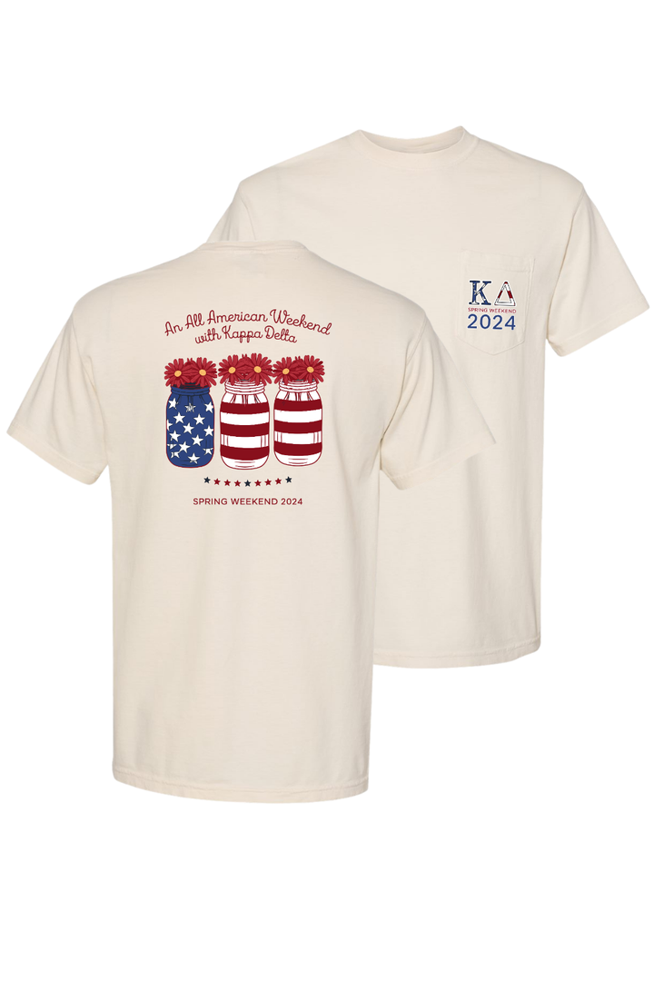 Custom Kappa Delta American Weekend Spring Rush