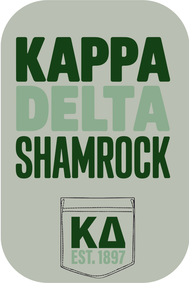 Custom Kappa Delta Shamrock