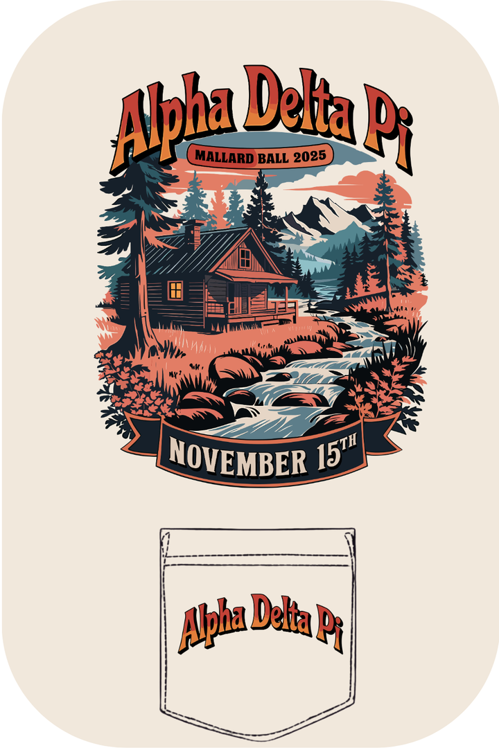 Custom Alpha Delta Pi Mallard Ball