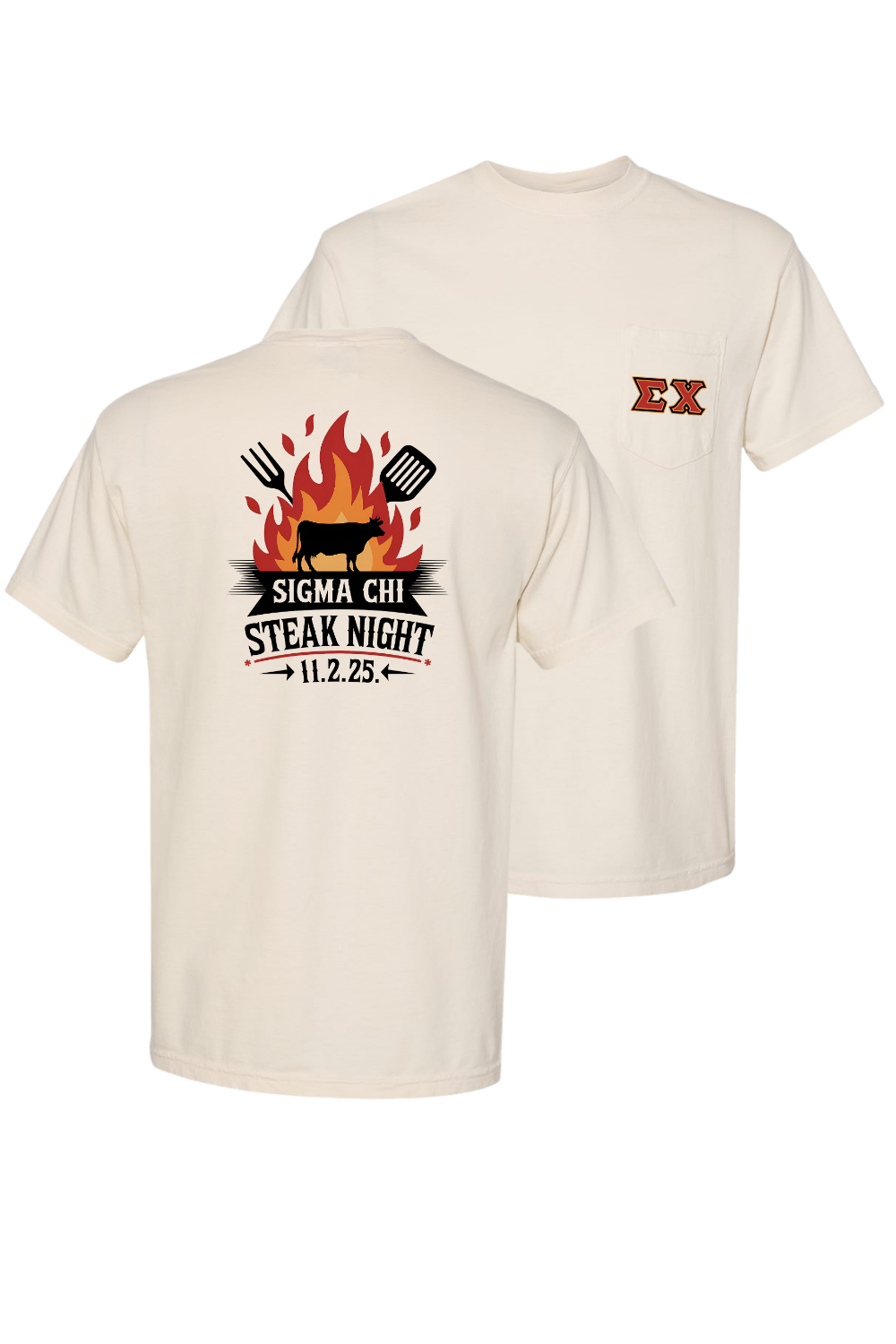Custom Sigma Chi Steak Night
