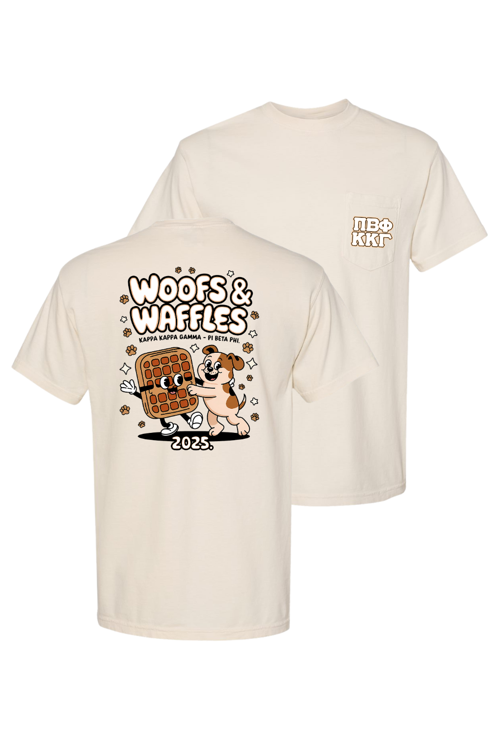 Custom Woofs & Waffles Kappa Kappa Gamma Pi Beta Phi