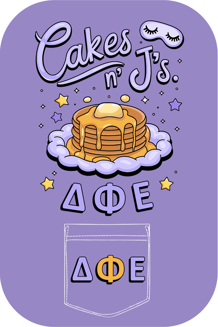 Custom Cake Delta Phi Epsilon