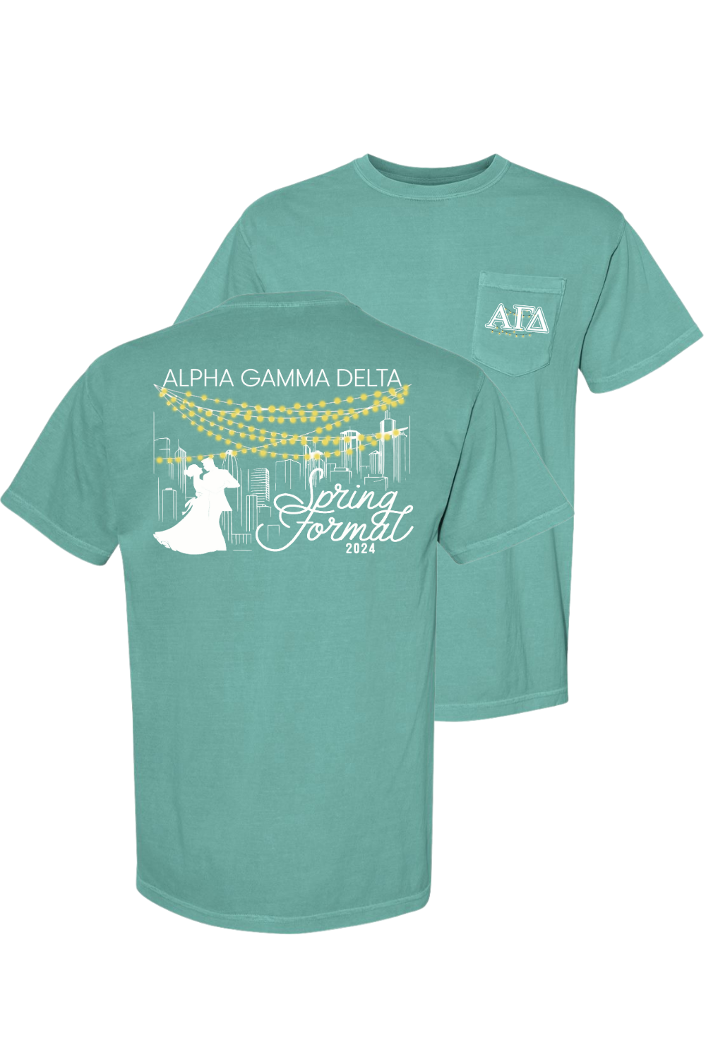 Custom Alpha Gamma Delta Spring Formal