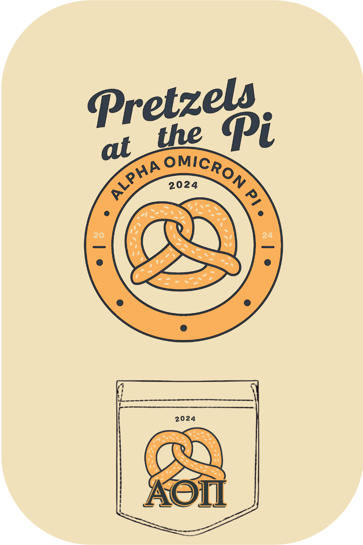 Custom Pretzels At The Pi Alpha Omicron Pi