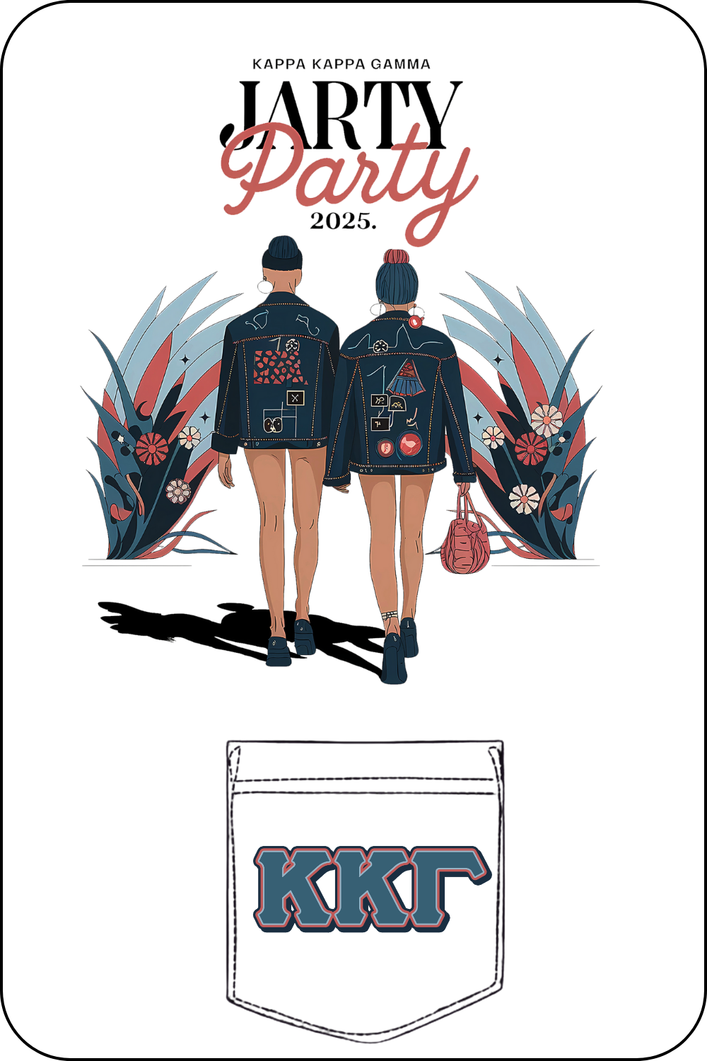 Custom Kappa Kappa Gamma Jarty Party – Kite and Crest