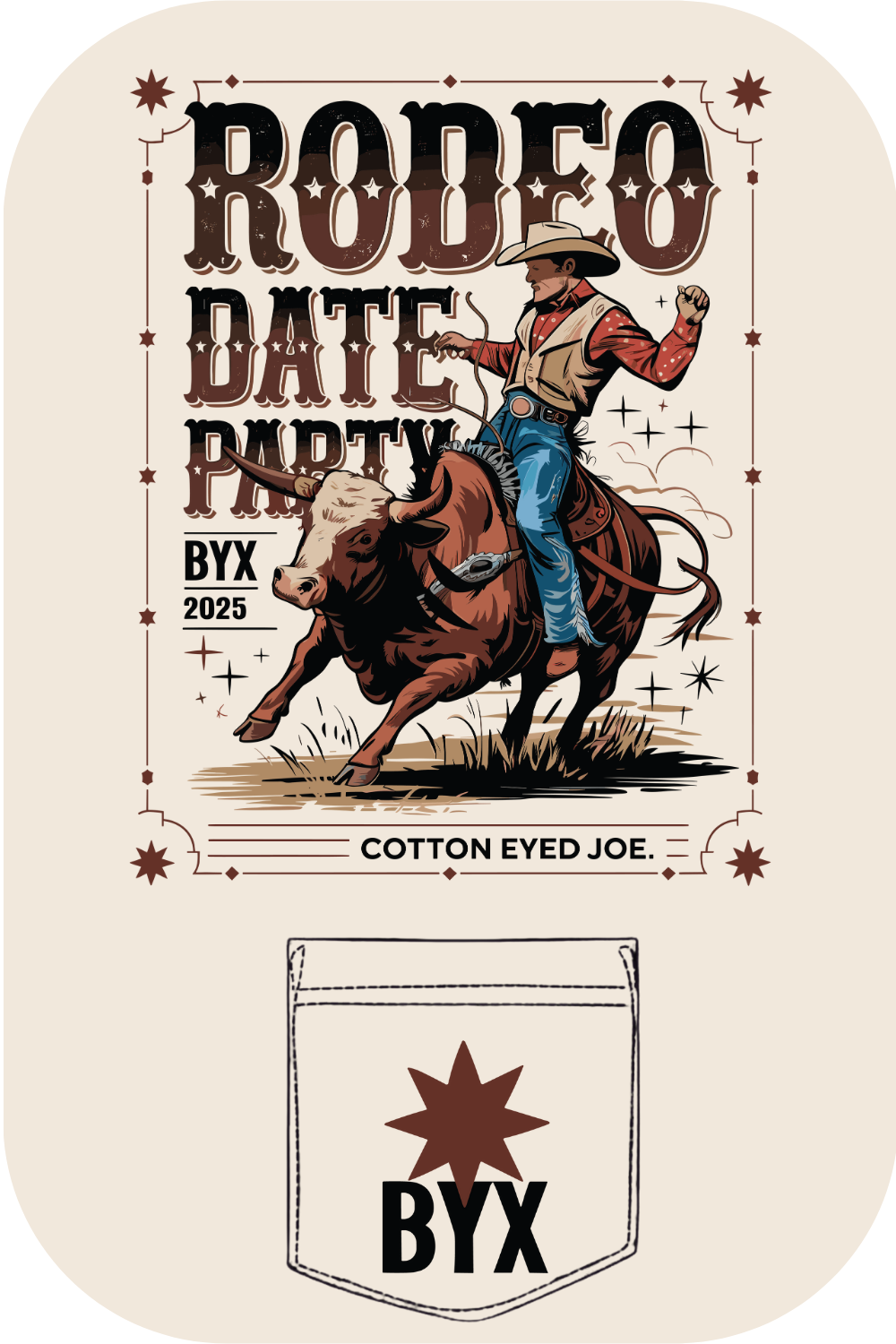 Custom Rodeo Date Party – Kite and Crest