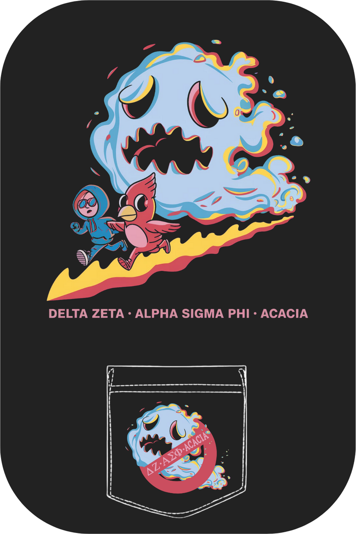 Custom Delta Zeta Alpha Sigma Phi Acacia Ghost