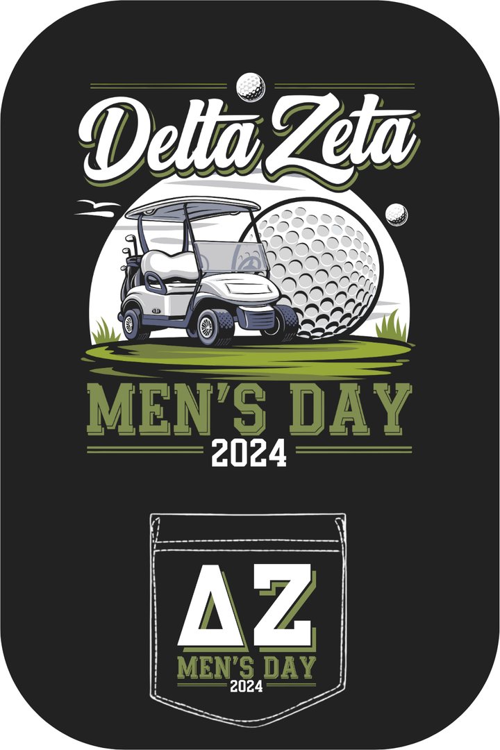 Custom Delta Zeta Men's Day Golf Goal