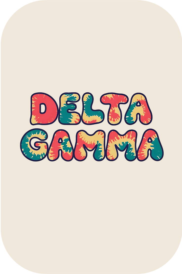 Custom Delta Gamma Colorful Paint