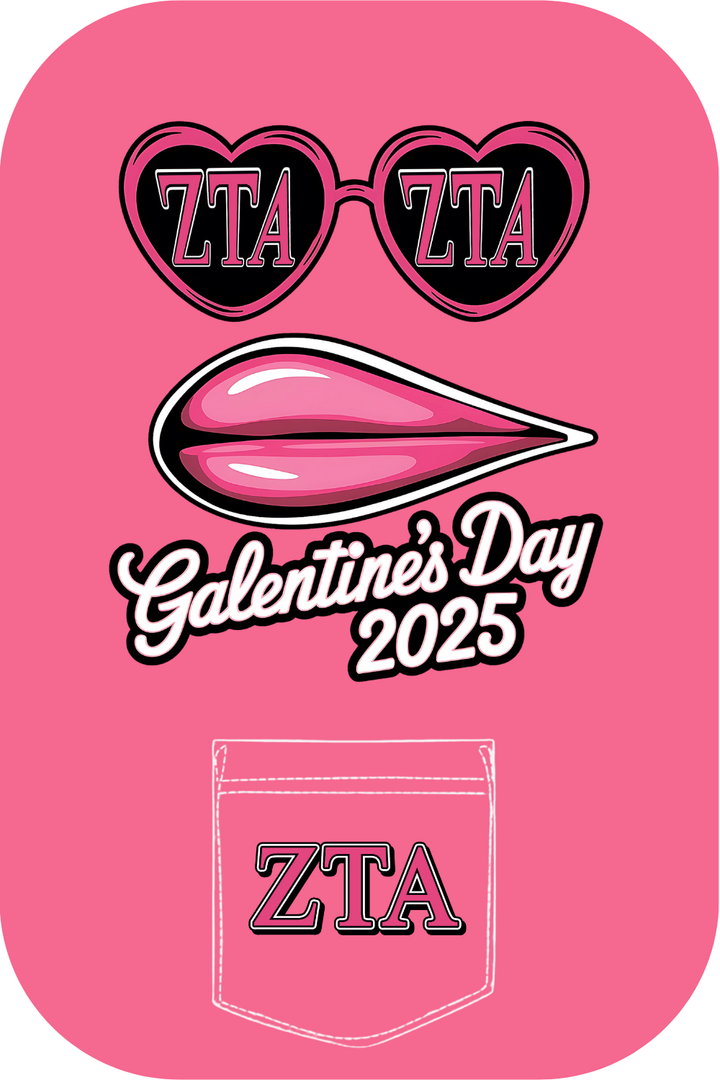 Custom Zeta Tau Alpha Galentine's Day