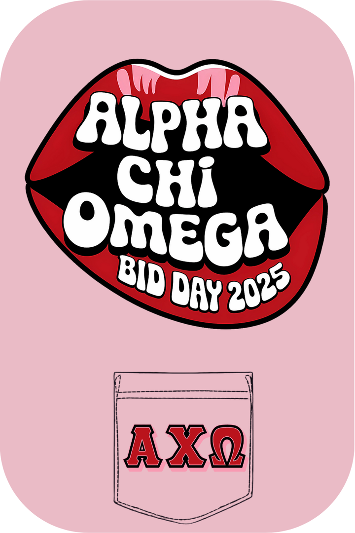 Custom Alpha Chi Omega Bid Day