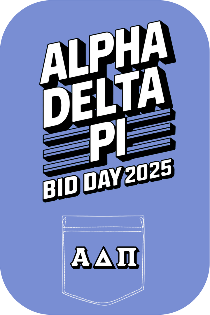 Custom Alpha Delta Pi Bid Day