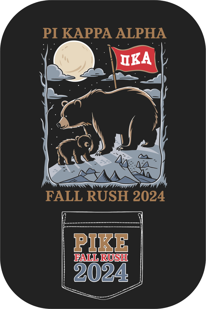 Custom Pi Kappa Alpha Fall Rush Night Sky