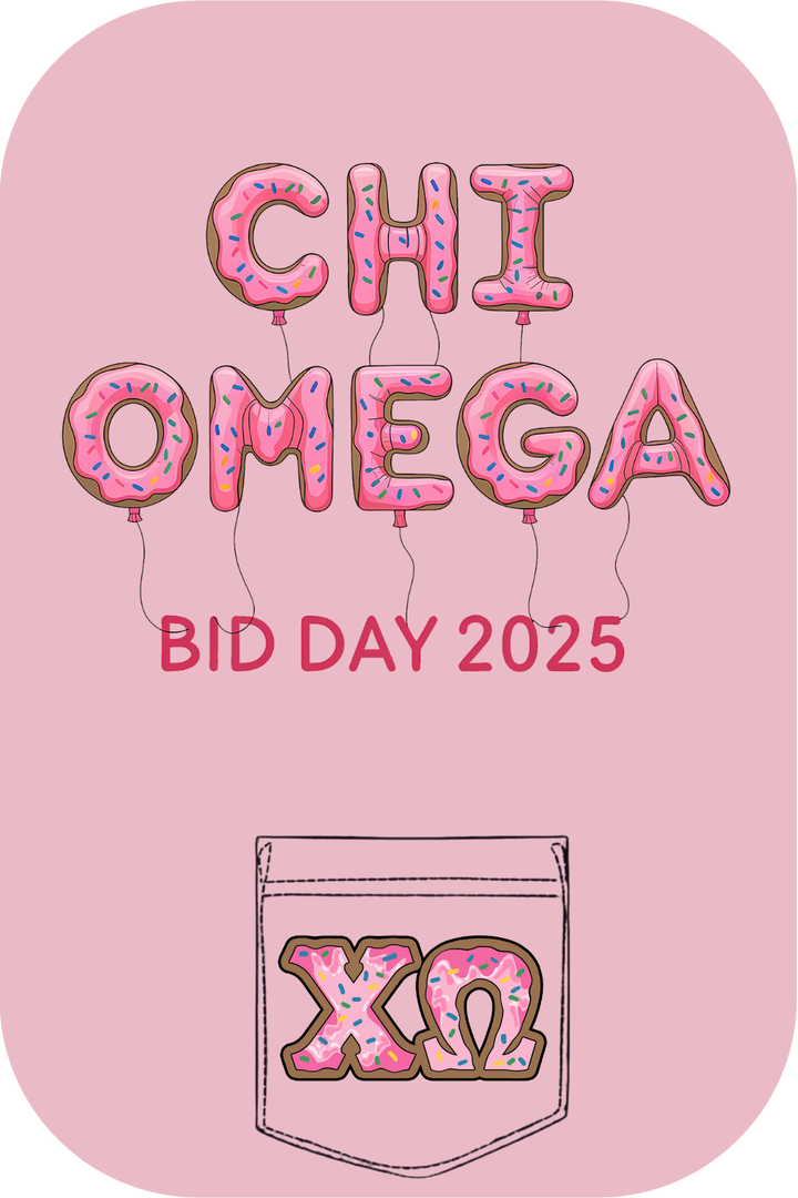 Custom Chi Omega Bid Day