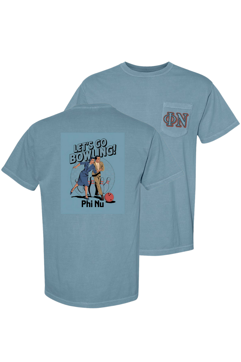 Custom Let's Go Bowling Phi Nu