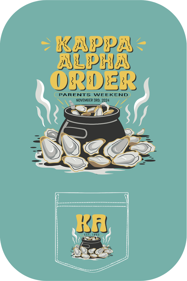 Custom Kappa Alpha Order Parents Weekend Pot