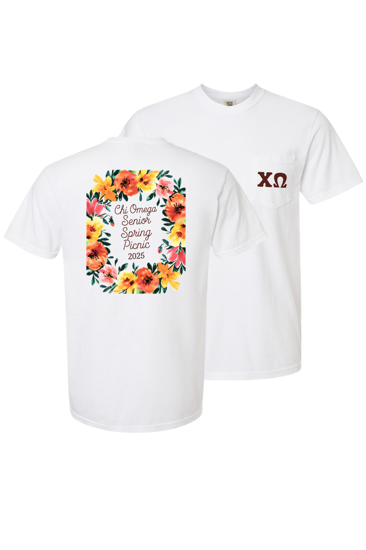 Custom Chi Omega Senior Spring Picnic