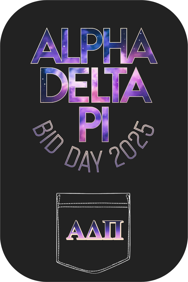 Custom Alpha Delta Pi Bid Day