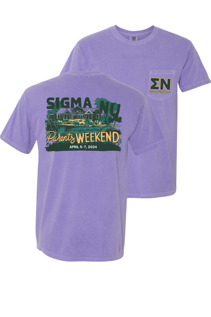Custom Sigma Nu Parents Weekend