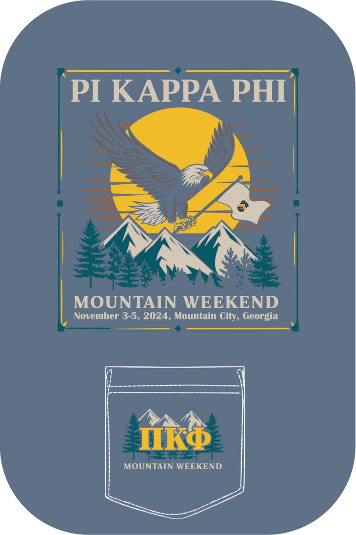 Custom Pi Kappa Phi Mountain Weekend Eagle