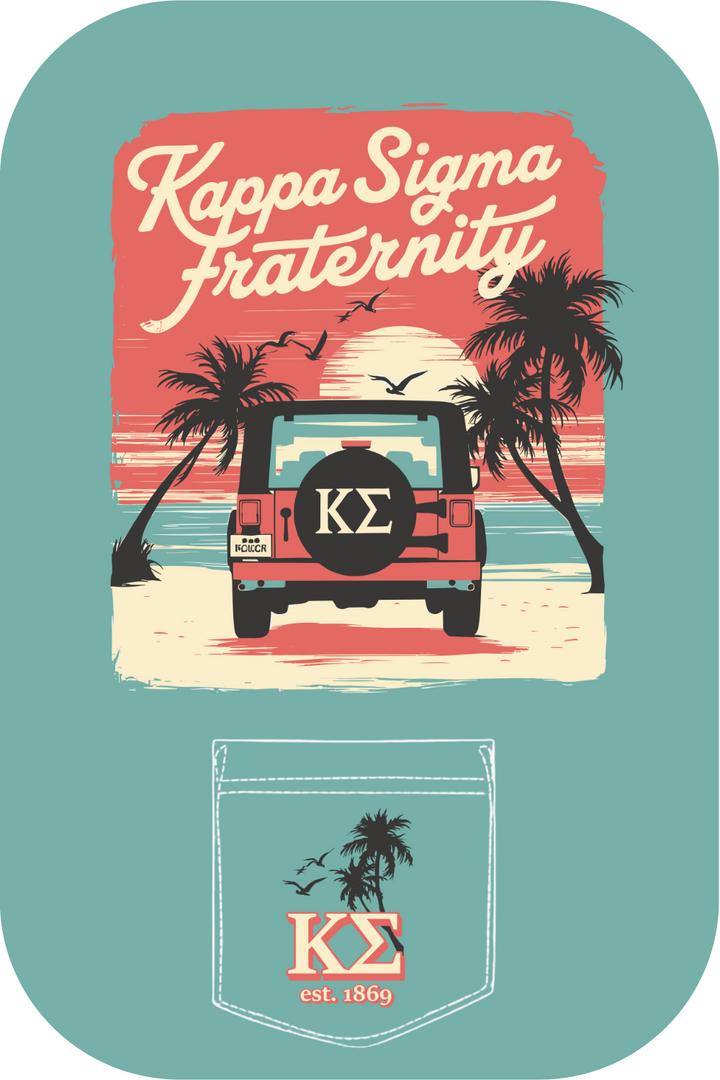 Custom Kappa Sigma Beach Travel