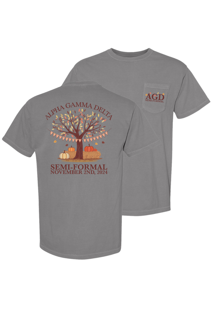 Custom Alpha Gamma Delta Semi-Formal Pumpkin Patch